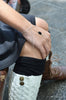 Jess Silver Onyx Hand Chain Bracelet